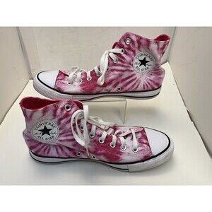 Converse Chuck Taylor All Star High Top Sneakers Pink Tie Dye Women 11 / Men 9